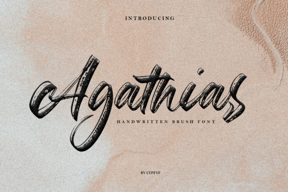 Agathias: A Delicate Handwritten Font for Editorial Design
