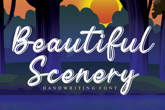 Beautiful Scenery: A Delicate Handwritten Typeface for Modern Web Design