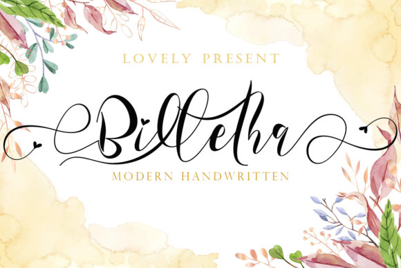 Billetha Handwritten Font Review for Brand Campaigns