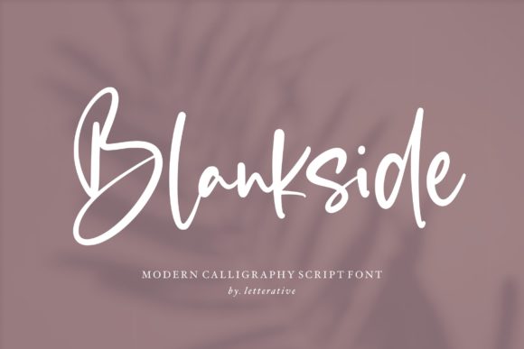 Blankside: The Perfect Script Handwritten Font for Crafters