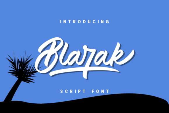 Blarak: A Premium Handwritten Typeface for Modern Branding