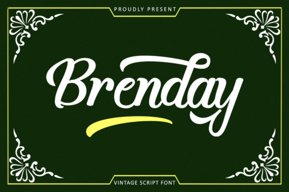 Brenday: The Retro Handwritten Font for Bold Brand Identity