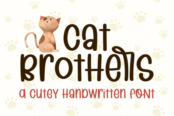 Cat Brothers: The Perfect Handwritten Typeface for Makers