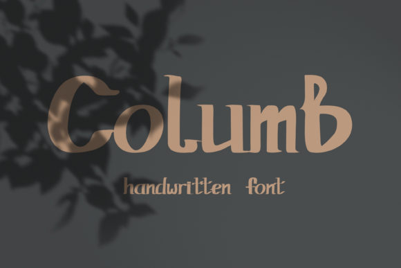 Columb: A Timeless Script Handwritten Font for Elegant Craft Projects