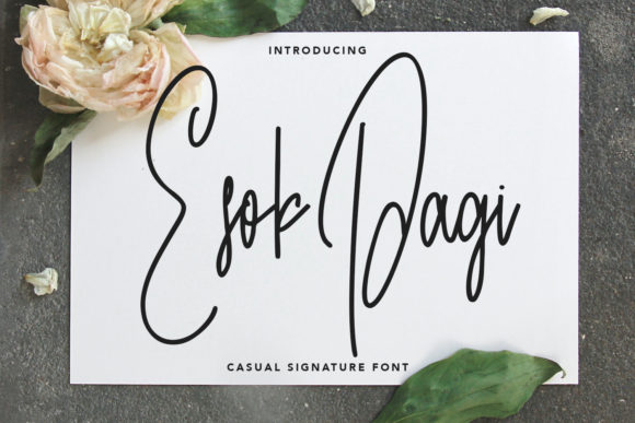 Esok Pagi: The Handwritten Typeface for Editorial Design