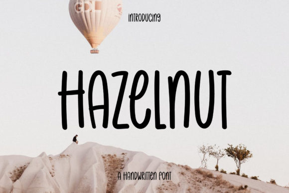 Hazelnut: A Sweet Handwritten Typeface for Editorial Design