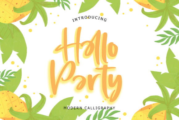 Hello Party: The Perfect Handwritten Typeface for Editorial Design