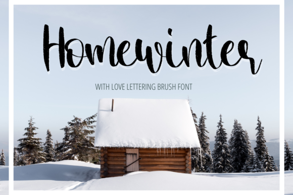 Home Winter: A Delicate Script Typeface for Editorial Design