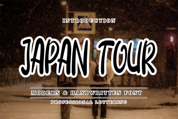 Japan Tour: The Perfect Handwritten Font for Creative Makers