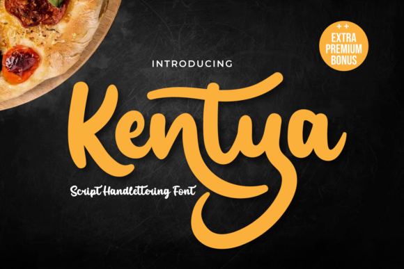 Kentya Brushed Handwritten Font for Creative Branding