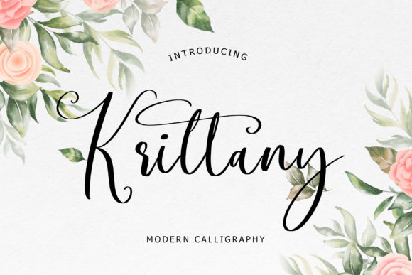 Krittany: A Sweet Handwritten Font for Romantic Branding