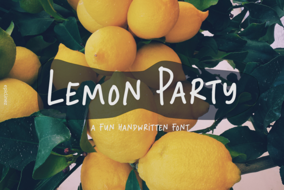 Lemon Party: The Perfect Handwritten Typeface for Your Brand