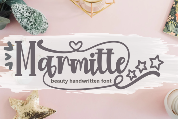 Marmitte: The Quirky Handwritten Font for Creative Makers
