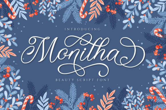 Monitha: The Perfect Script Handwritten Font for Elegant Designs