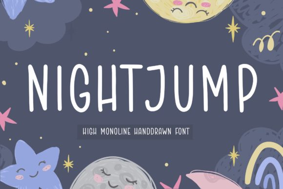 Night Jump: A Handwritten Typeface for Modern Digital Branding