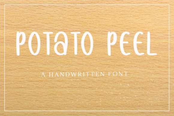 Potato Peel: A Handwritten Typeface for Editorial Design