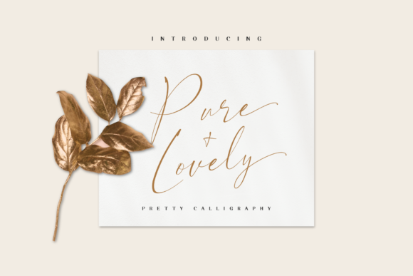 Pure Lovely Font for Elegant Small Business Branding