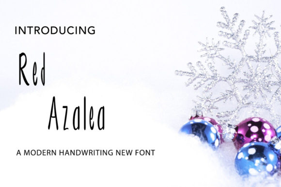Red Azalea: The Perfect Handwritten Font for Your Brand