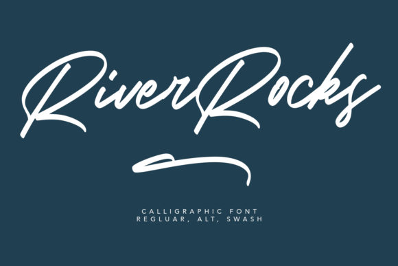 River Rocks: A Relaxed Handwritten Font for Bold Campaigns