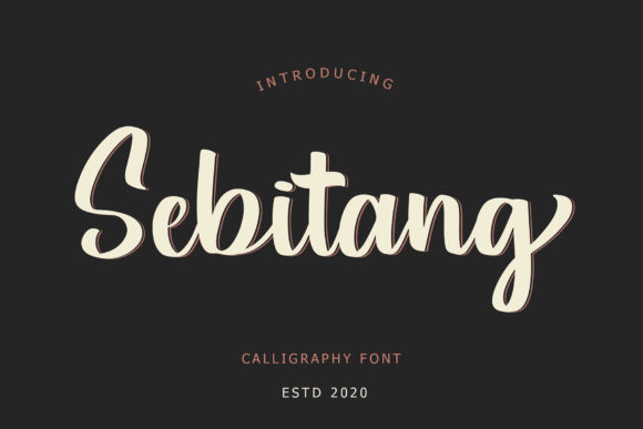 Sebitang: The Graceful Script Handwritten Font for Scroll-Stopping Design