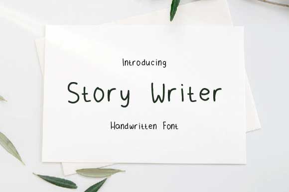 Story Writer Typeface for Modern Brand Identity Projects