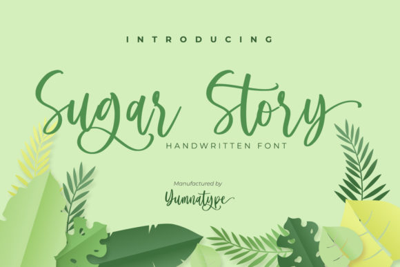 Sugar Story: The Perfect Handwritten Font for Small Business Branding