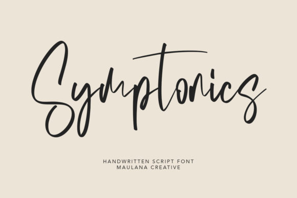 Symptonics: The Rustic Handwritten Font for Scroll-Stopping Campaigns