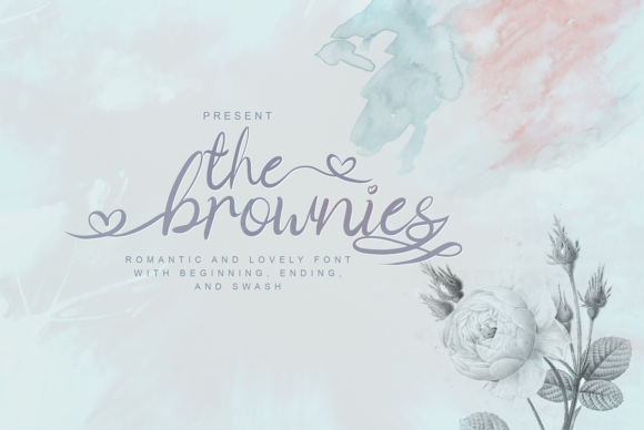 The Brownies: A Delicate Script Handwritten Font for Romantic Designs